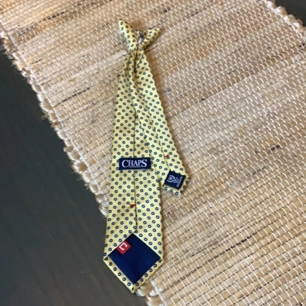 Chaps Ralph Lauren Yellow Youth Clip On‎ Tie
